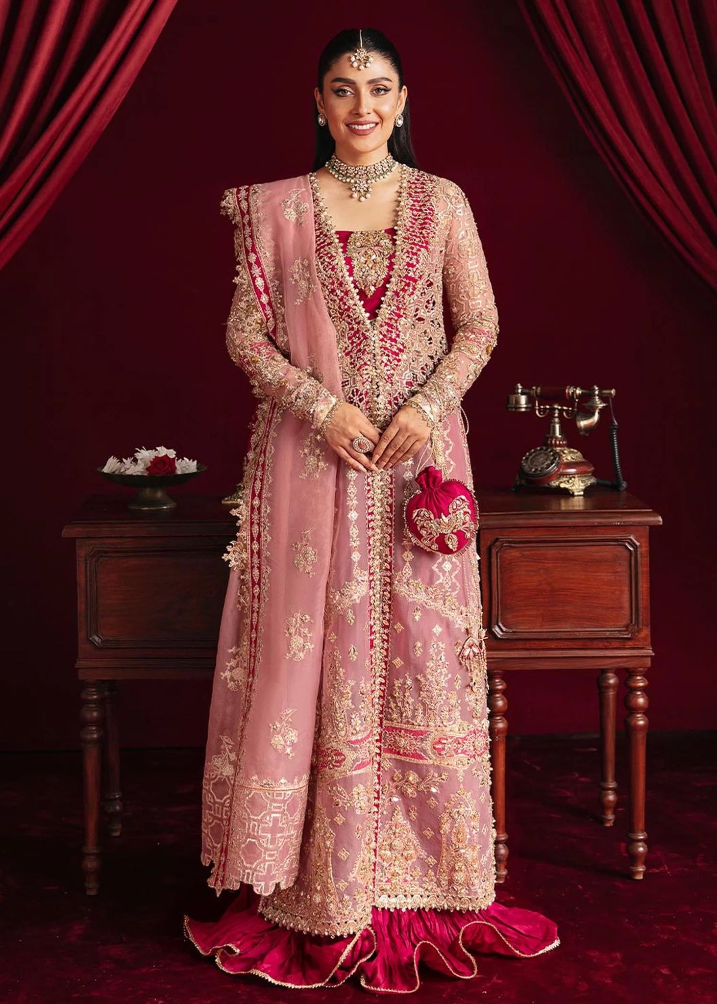 ARISHA |  Heer Ranjha Unstitched Formal Collection’23 | Qalamkar