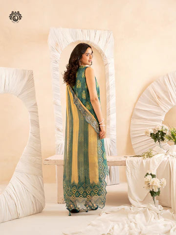 3 PC UN-STITCHED SHIRT TROUSER & DUPPATA - GZI2526A1