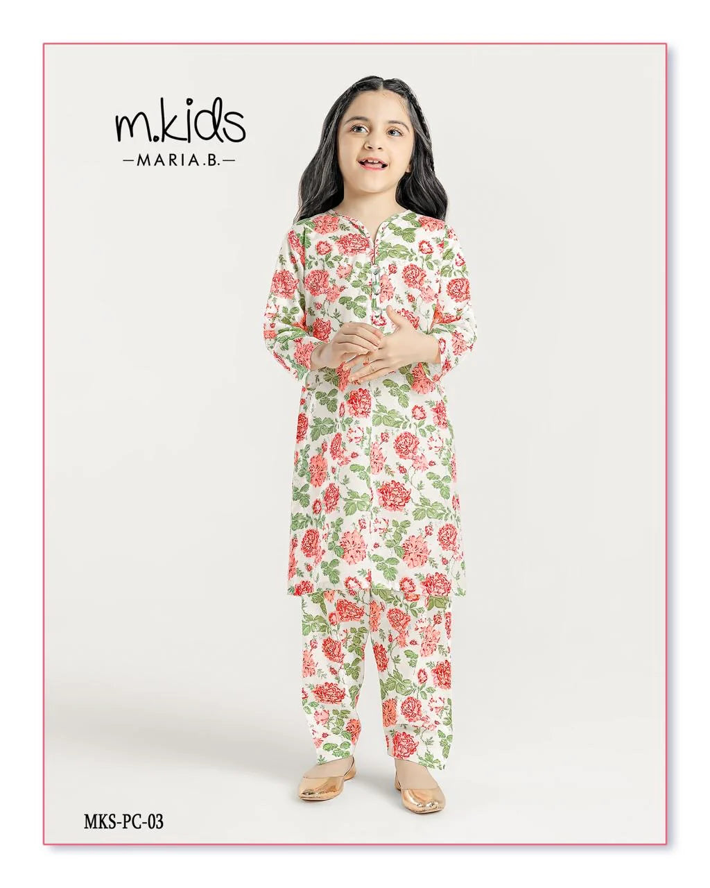 2 Piece Embroidered Lawn Suit | MKS-PC-03