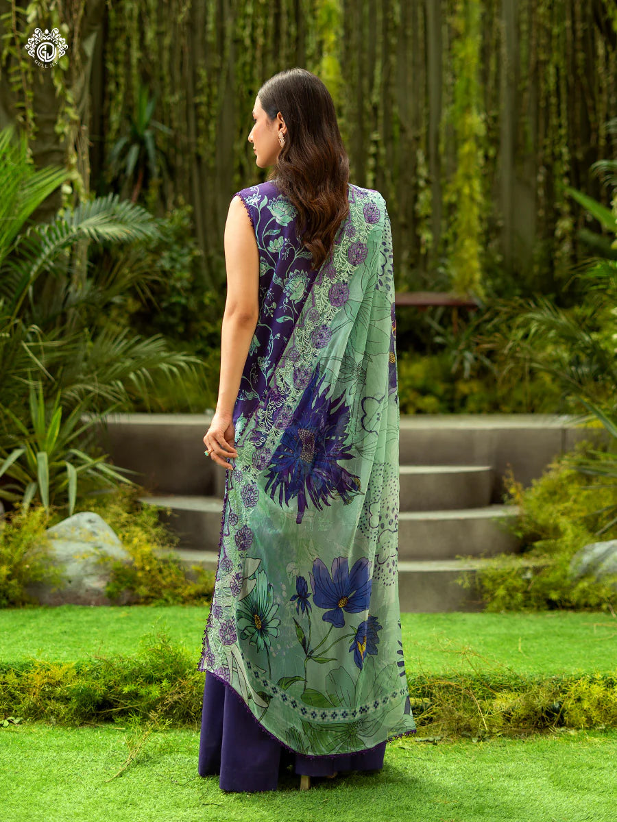 3 PC UN-STITCHED SHIRT TROUSER & DUPPATA | GRP2516A4