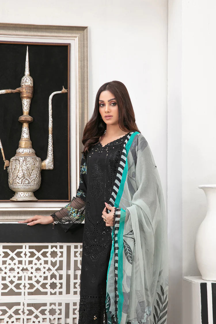 ZARKA EMBROIDERED LAWN COLLECTION BY || TAWAKKAL || D-9723