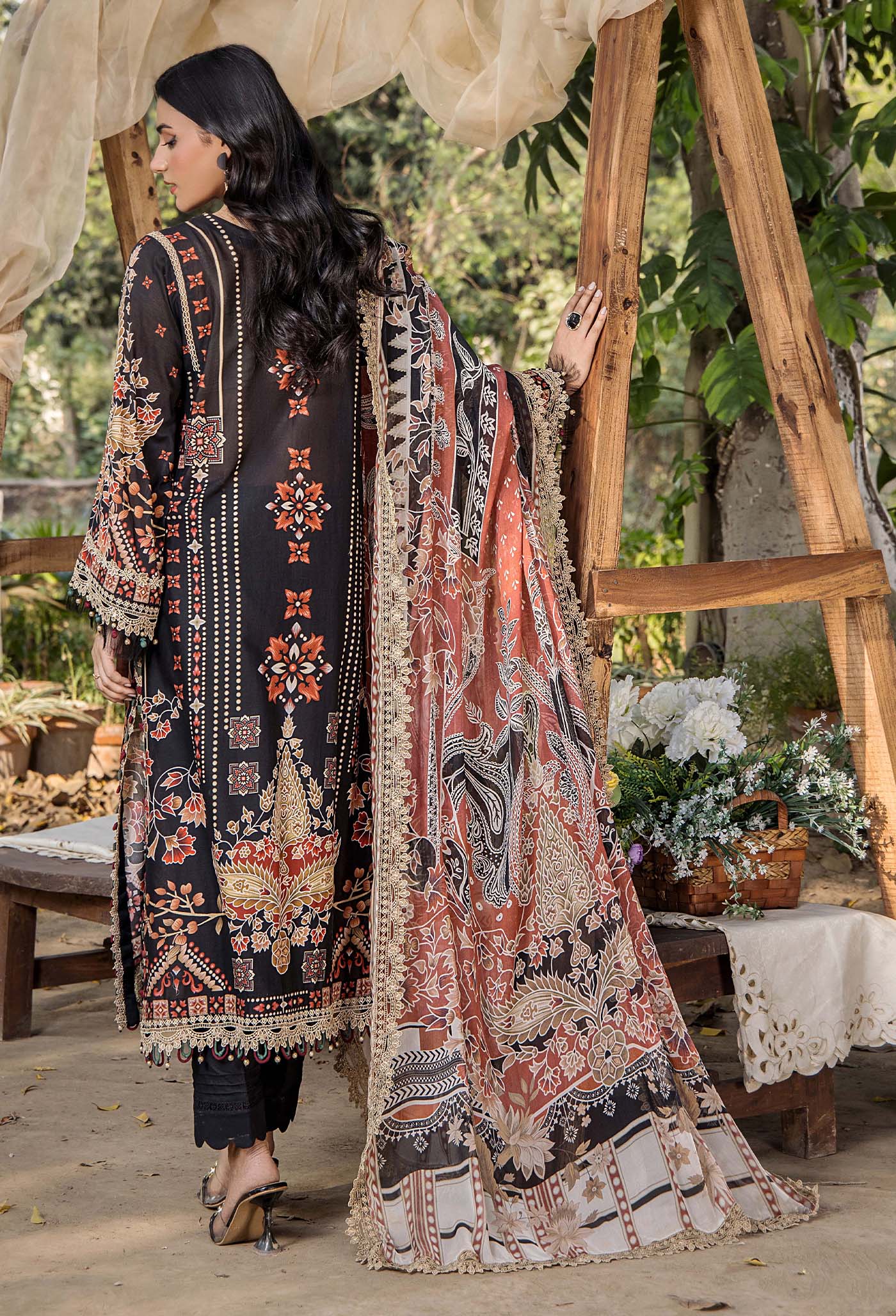 JASMINE UNSTITCHED LAWN ADAN LIBAS D#02