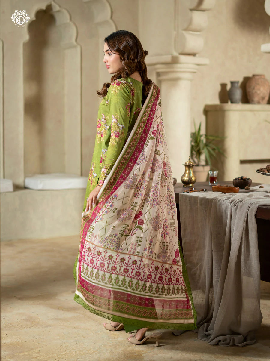 3 PC UN-STITCHED SHIRT TROUSER & DUPPATA | ART-8