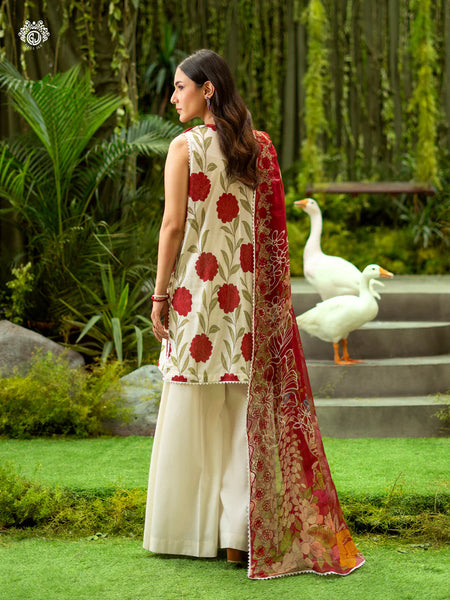 3 PC UN-STITCHED SHIRT TROUSER & DUPPATA | GRP2516A3