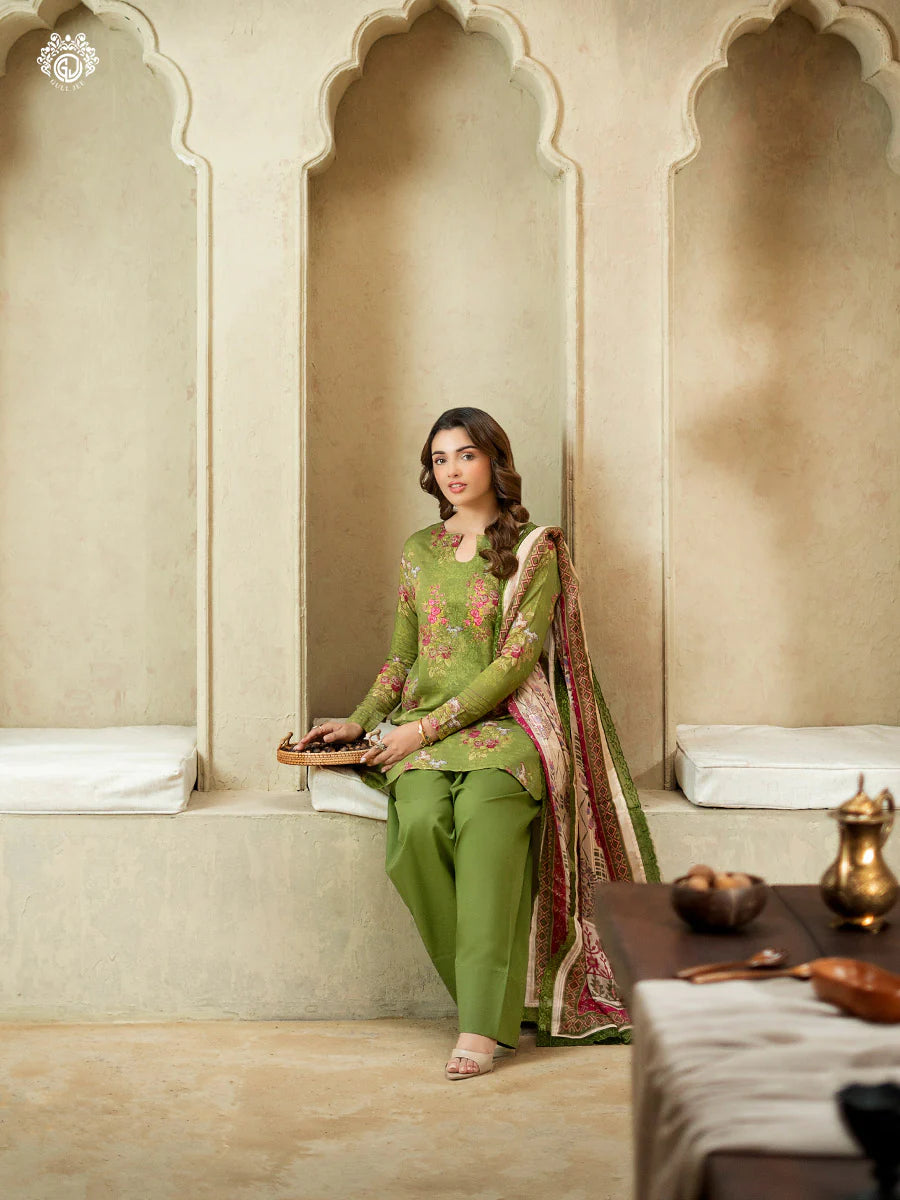 3 PC UN-STITCHED SHIRT TROUSER & DUPPATA | ART-8