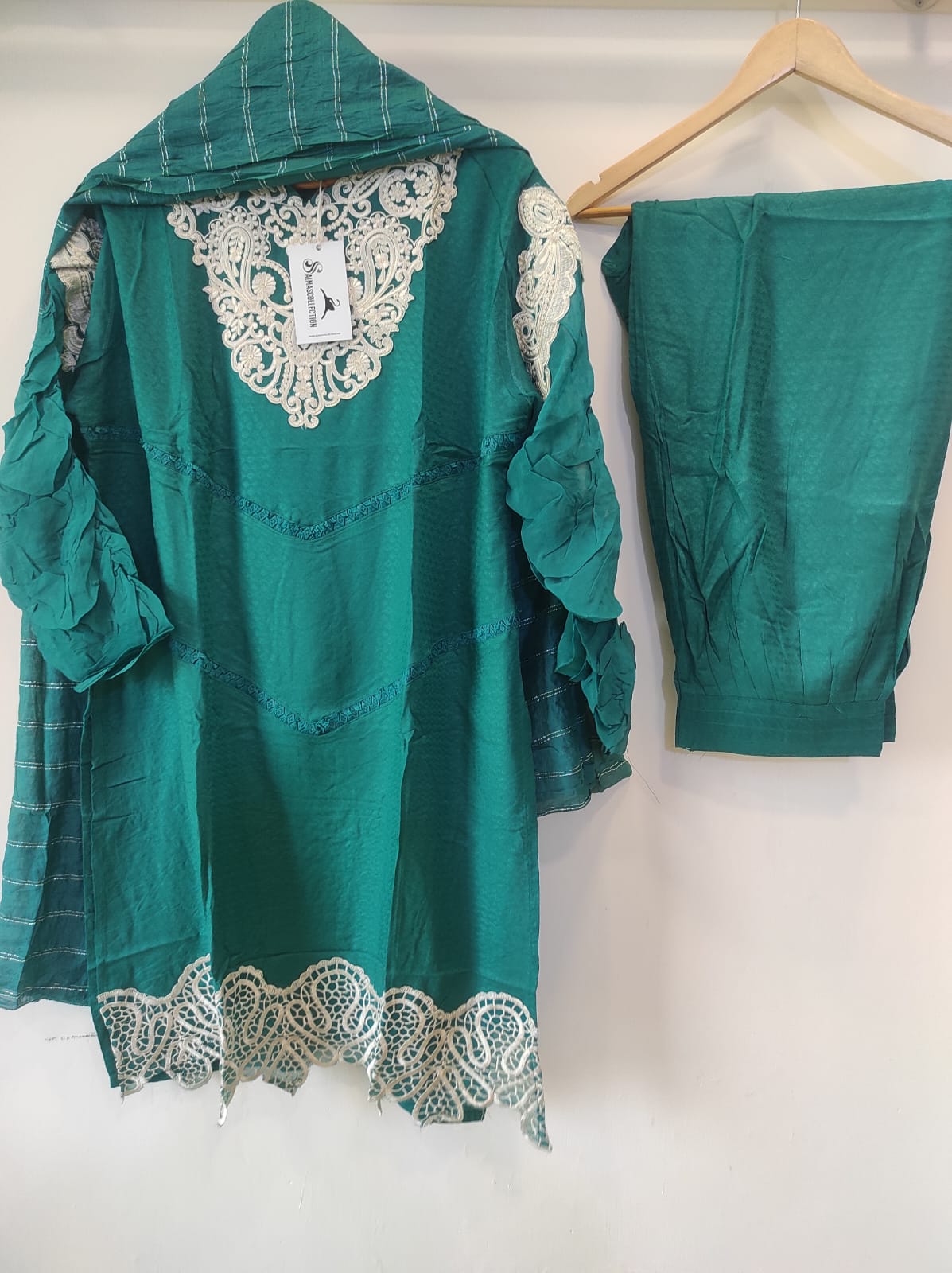 Turquoise Rayon Set