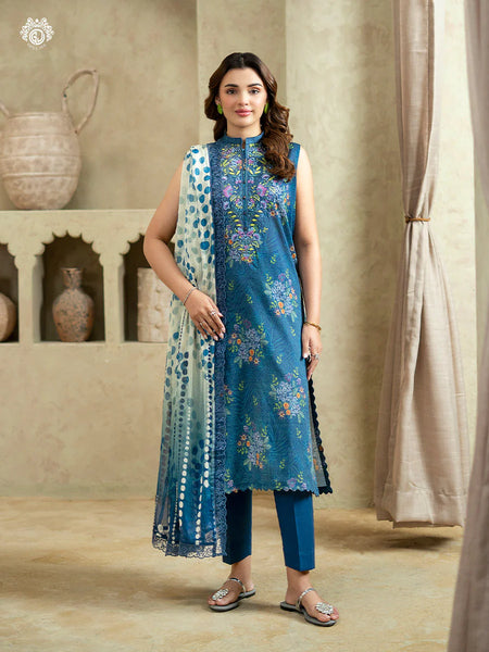 3 PC UN-STITCHED SHIRT TROUSER & DUPPATA | ART-7