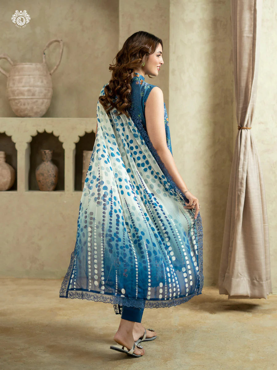 3 PC UN-STITCHED SHIRT TROUSER & DUPPATA | ART-7
