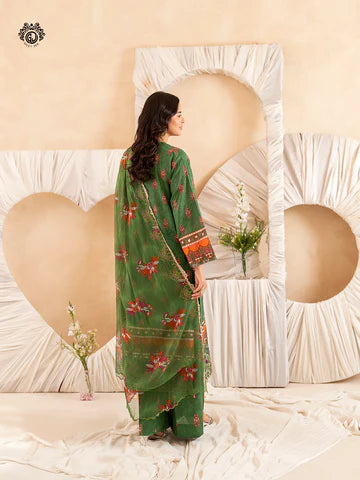 3 PC UN-STITCHED SHIRT TROUSER & DUPPATA - GZI2526A6