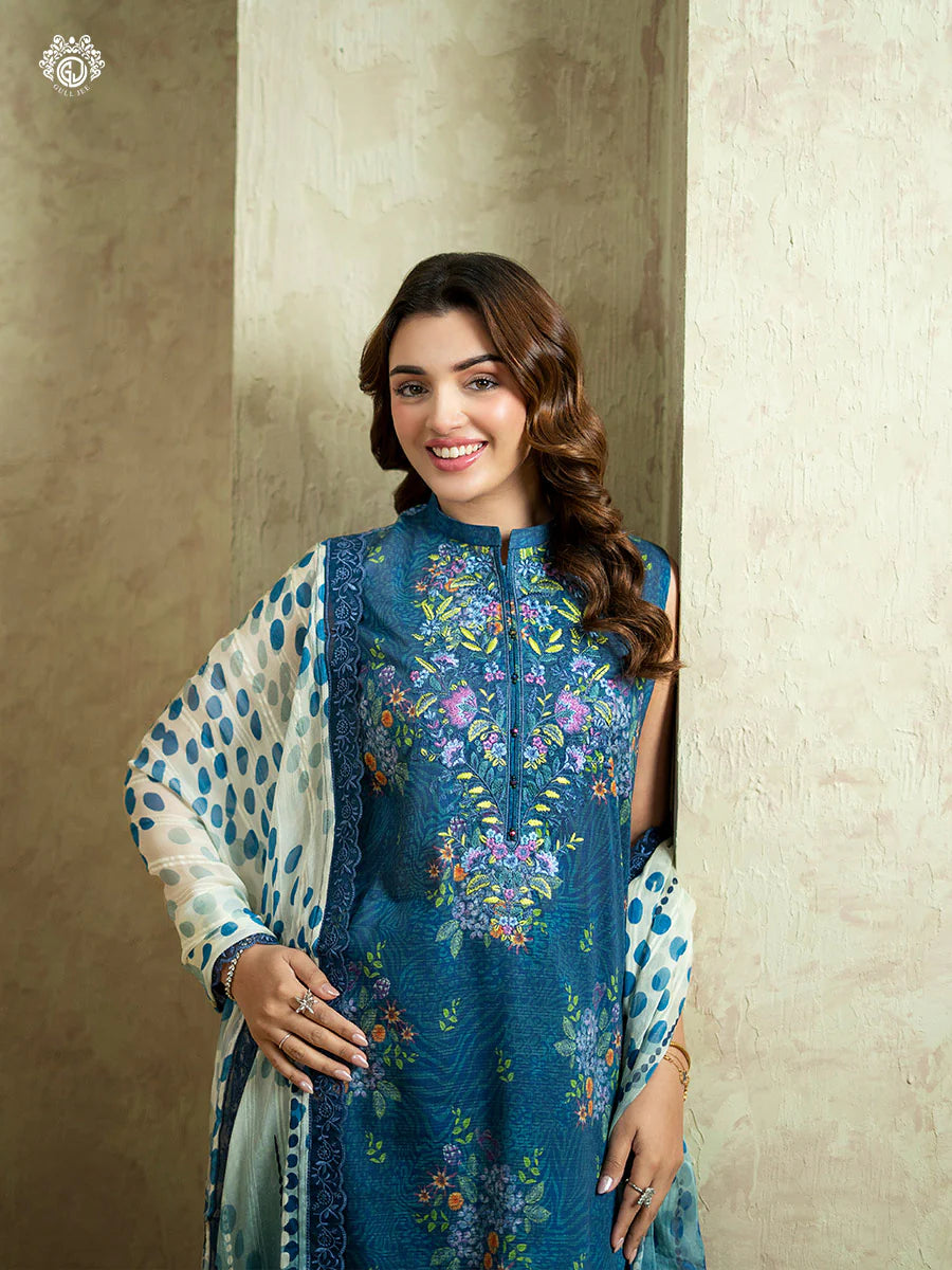 3 PC UN-STITCHED SHIRT TROUSER & DUPPATA | ART-7