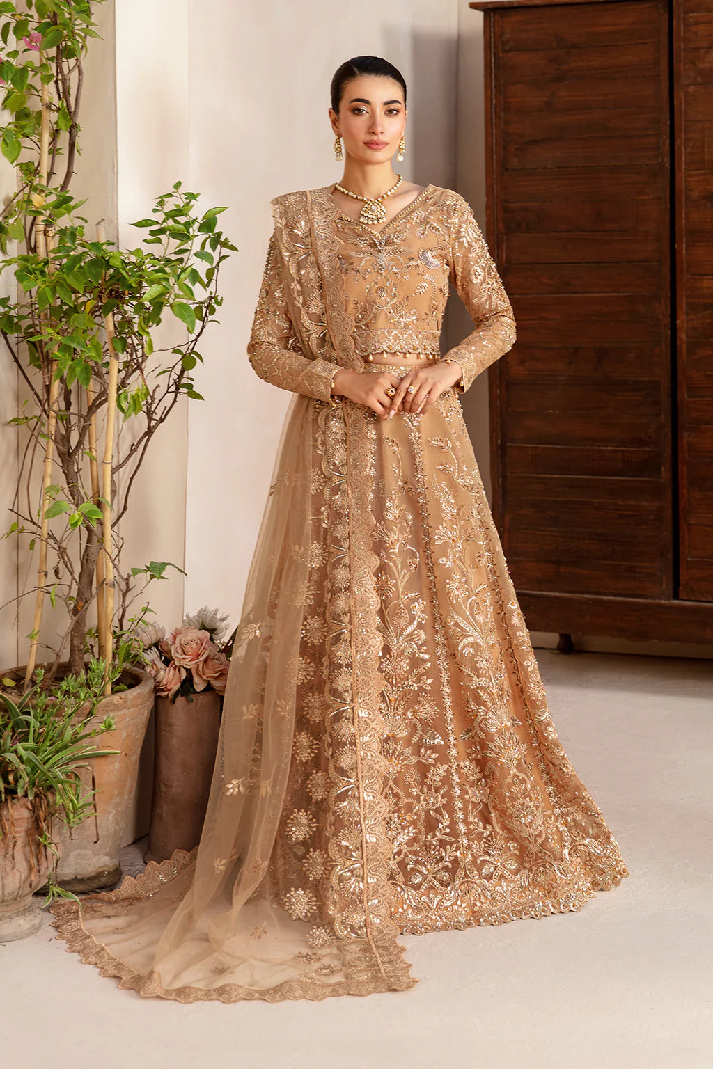 RAMSHA LUXURY WEDDING COLLECTION | HB-404 | UNSTITCHED