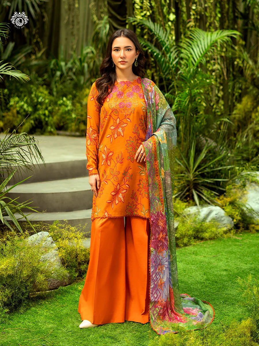 3 PC UN-STITCHED SHIRT TROUSER & DUPPATA | GRP2516A8