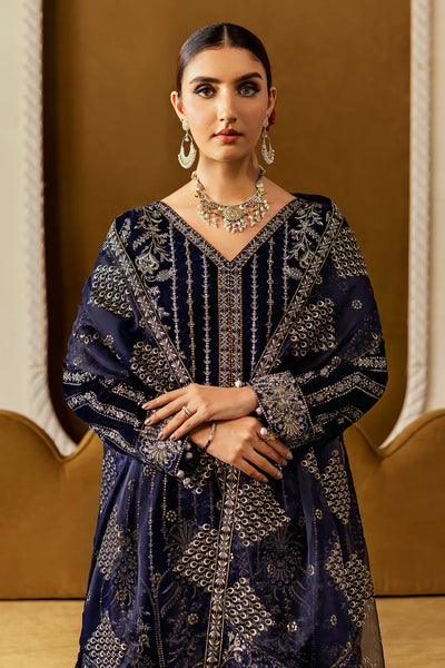 Embroidered Velvet V-608