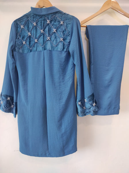 Steal Blue Co-ord
