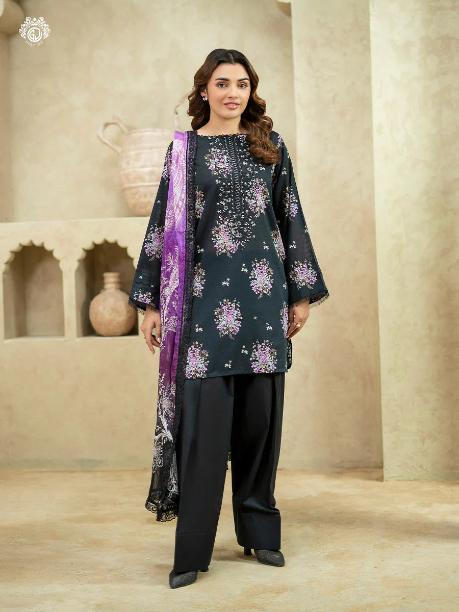 3 PC UN-STITCHED SHIRT TROUSER & DUPPATA | ART-2