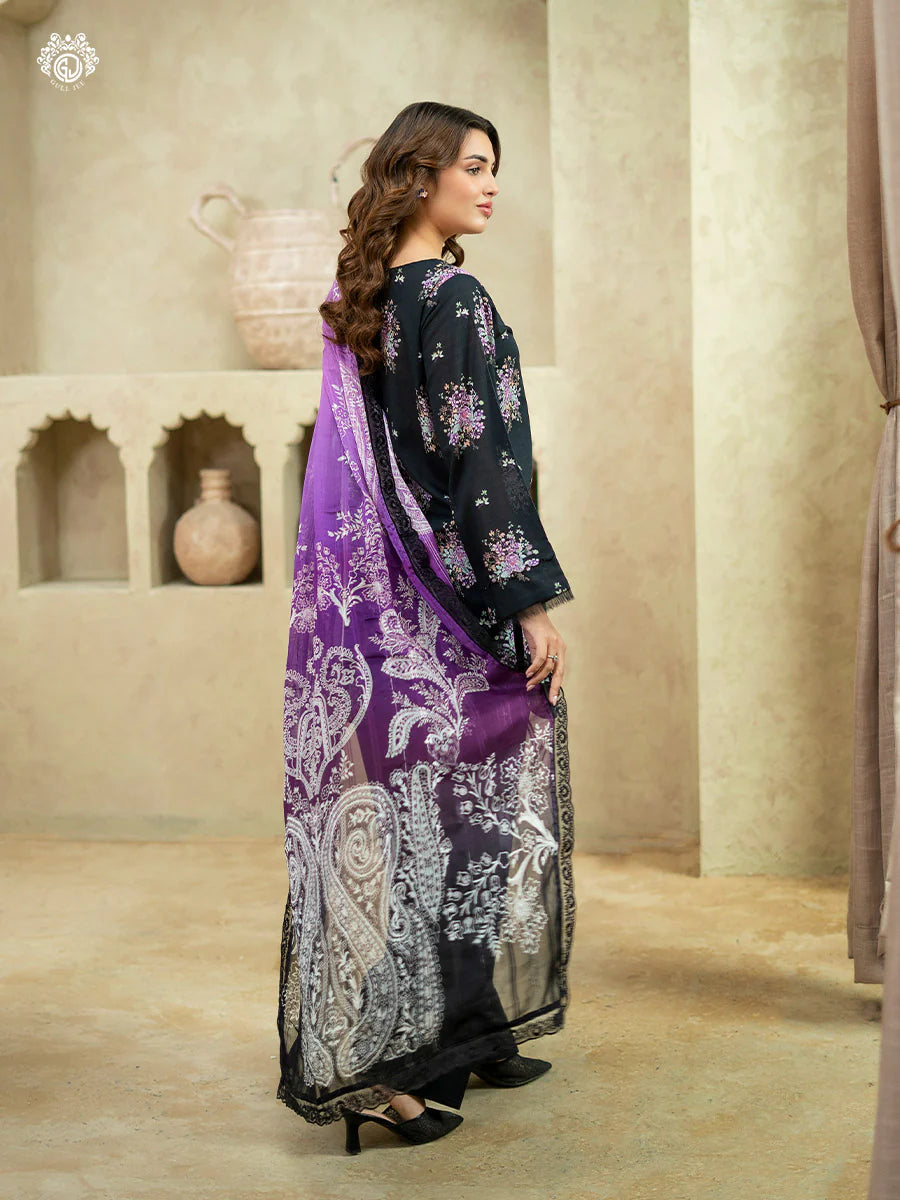 3 PC UN-STITCHED SHIRT TROUSER & DUPPATA | ART-2