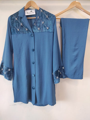 Steal Blue Co-ord