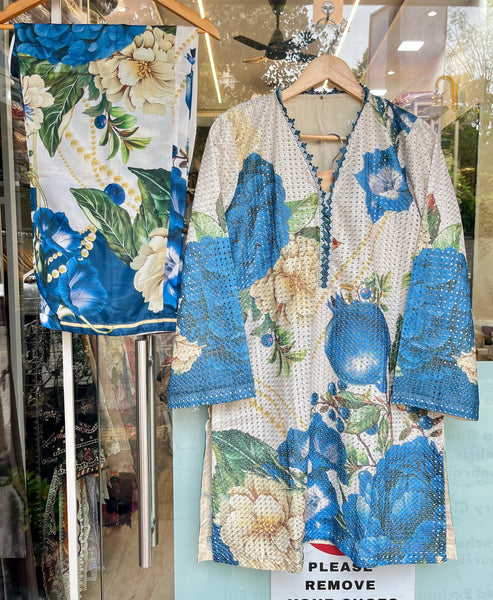 Camelia Vol-1 by Adan's Libas Premium Lawn Co-ords | Design 05