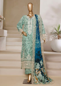 Sadabahar Luxury Lawn | 02 | Sea Green