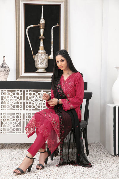 ZARKA EMBROIDERED LAWN COLLECTION BY || TAWAKKAL || D-9726