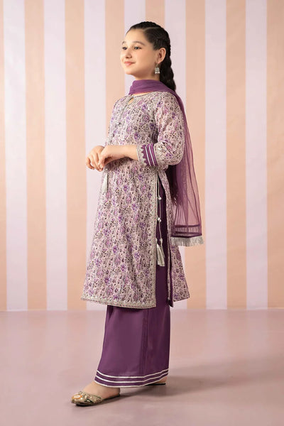 M KIDS BY MARIA B 2025 MKD-EF25-27 PURPLE