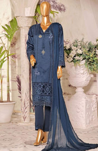 Sadabahar Rania Viscose Lawn | Navy Blue