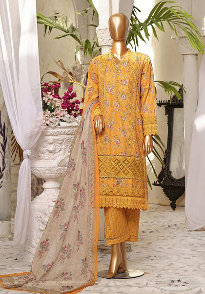 Sadabahar Rania Lawn | Yellow