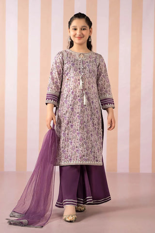 M KIDS BY MARIA B 2025 MKD-EF25-27 PURPLE
