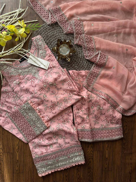 Sadabahar Luxury Viscose Lawn Set