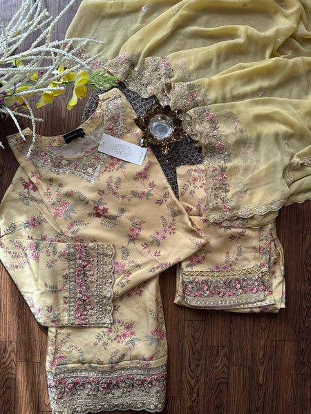 Sadabahar Luxury Viscose Lawn Set