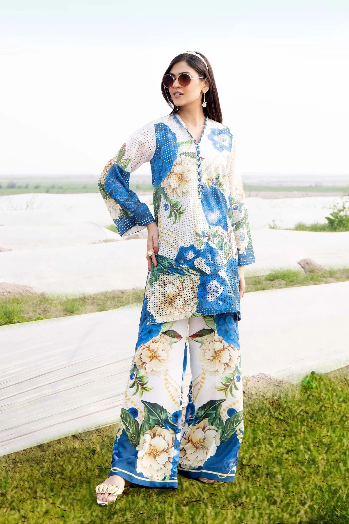 Camelia Vol-1 by Adan's Libas Premium Lawn Co-ords | Design 05