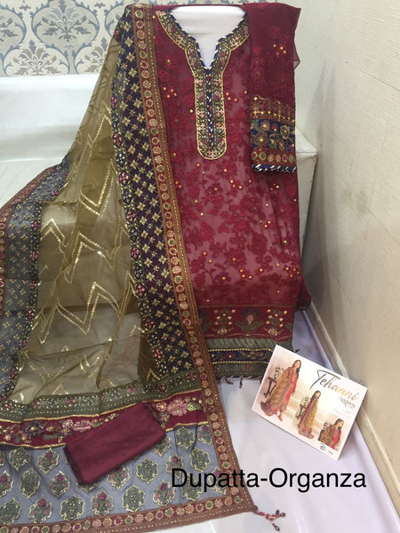 Embroidered Chiffon Design - 20