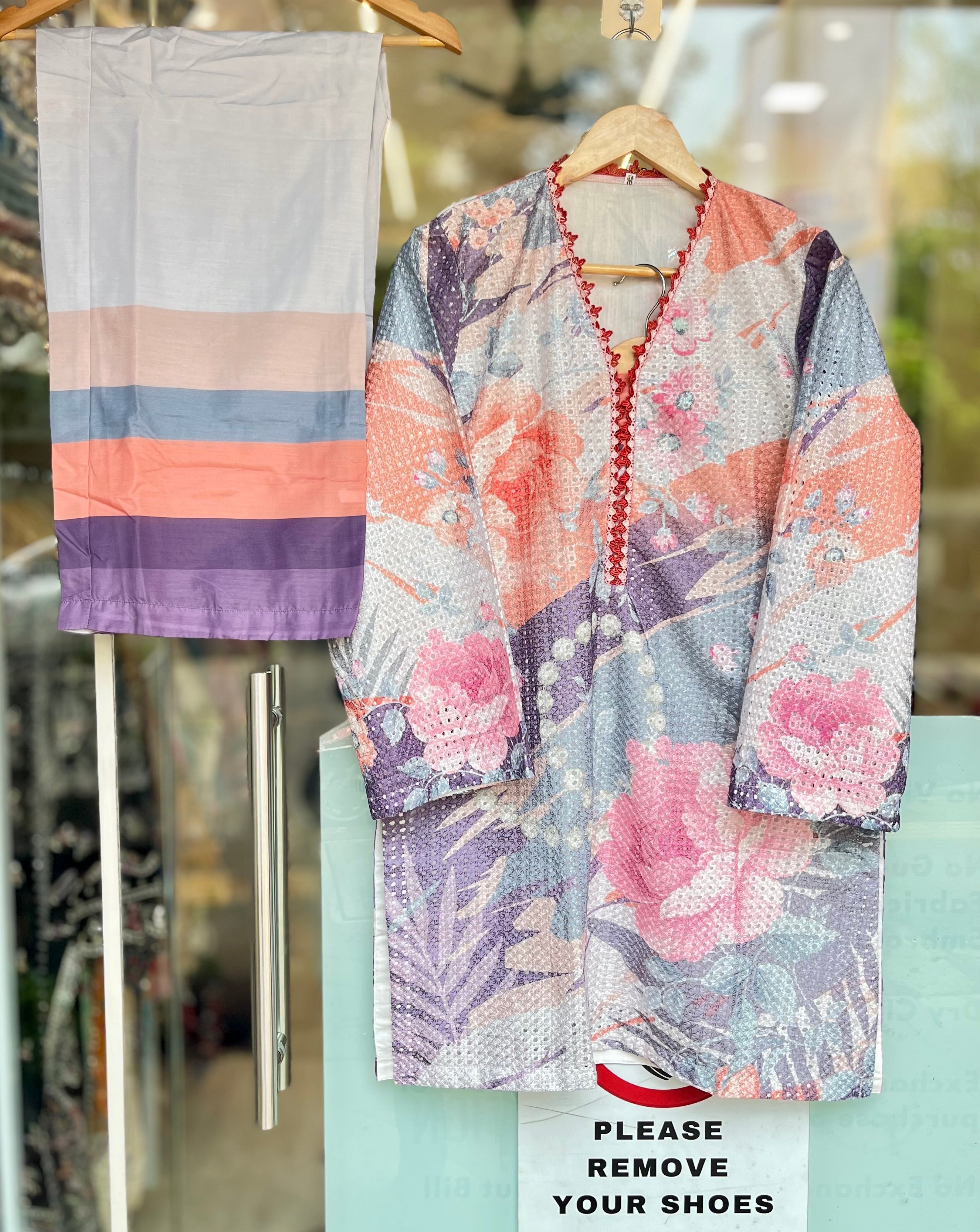 Camelia Vol-3 by Adan's Libas Premium Lawn Co-ords | Design 04