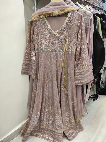 Mauve Chiffon Gown