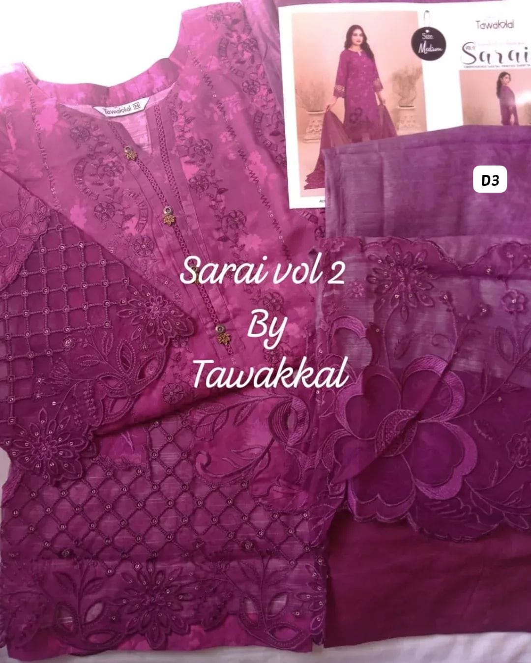 Stitched Lawn | Sarai 03