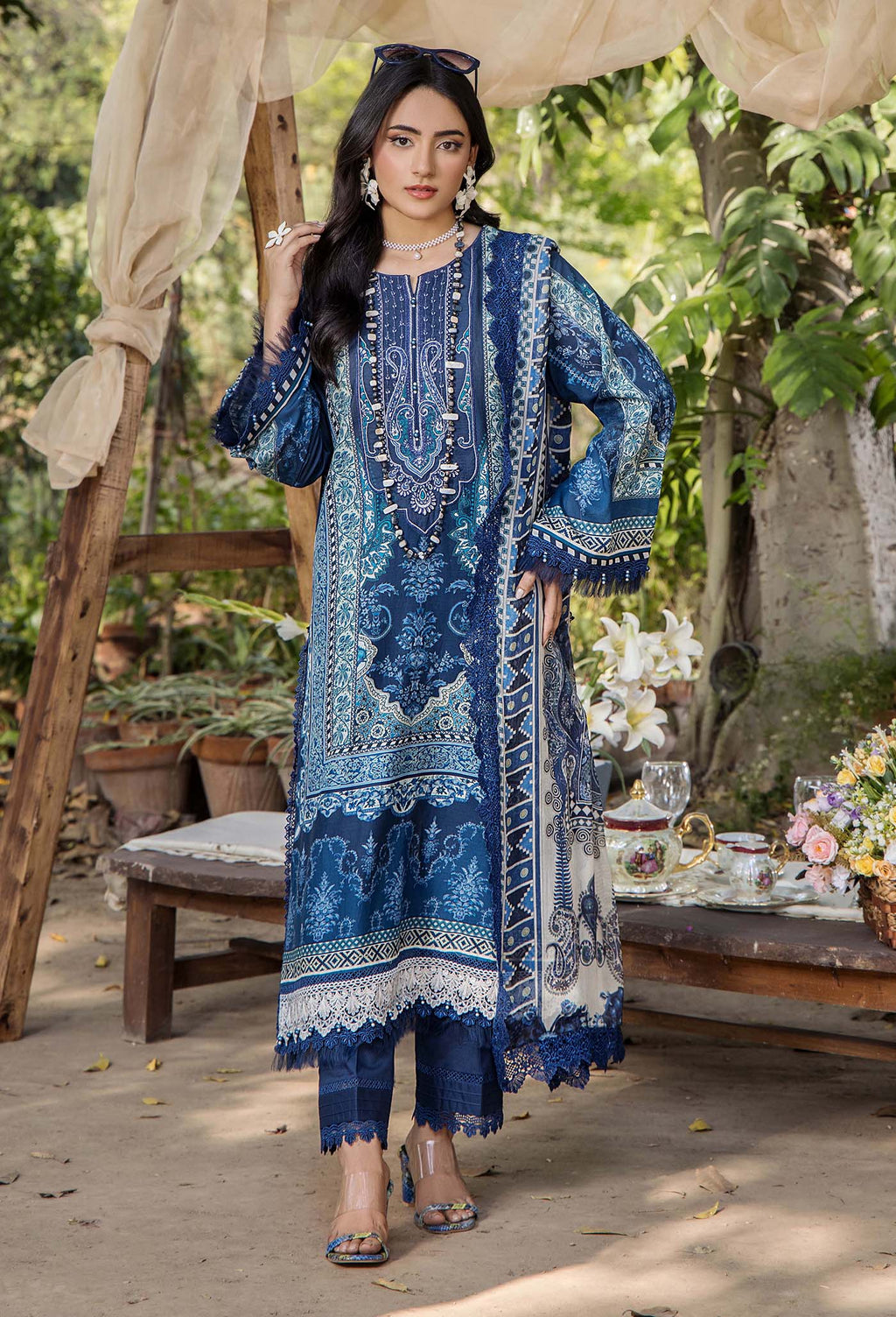 JASMINE UNSITICHED LAWN ADAN LIBAS D#01