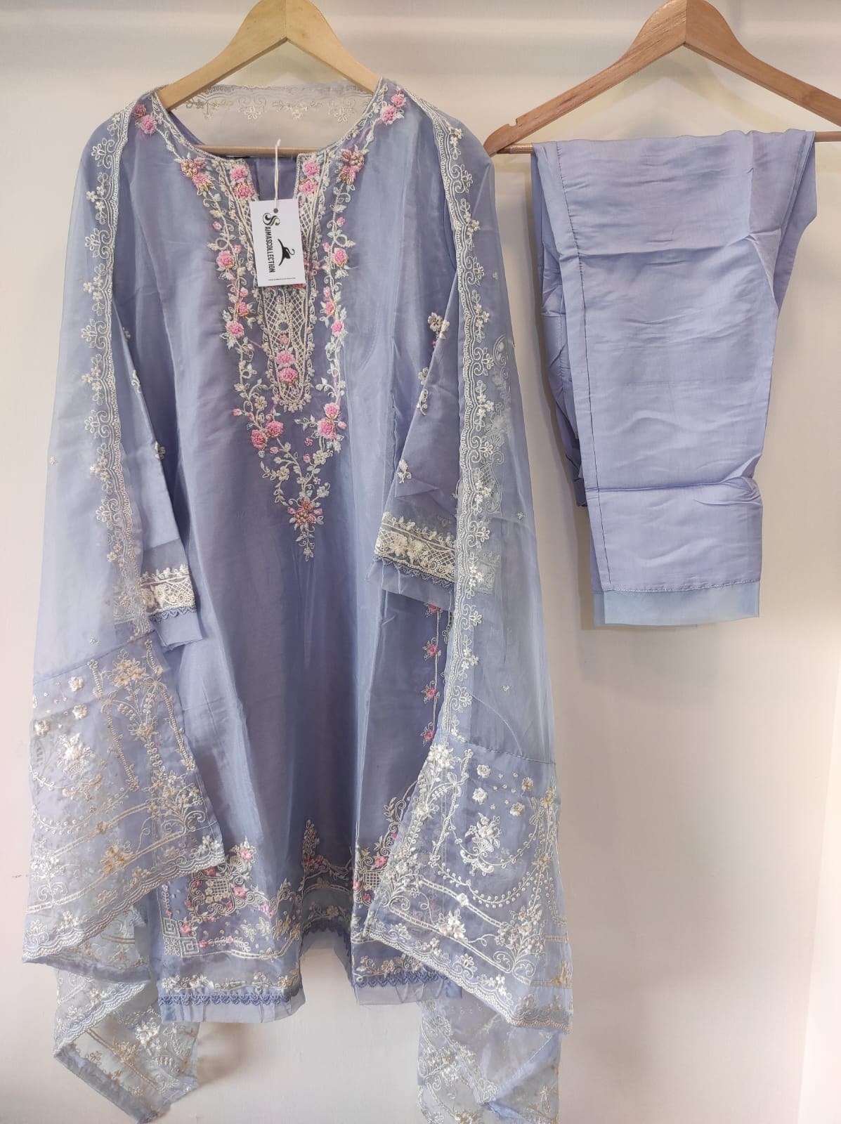 Organza party wear (R 1113)