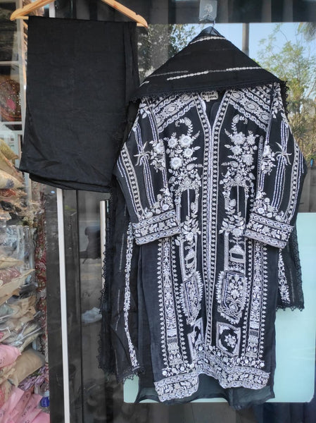 Handwork Eid Pret | Midnight Black