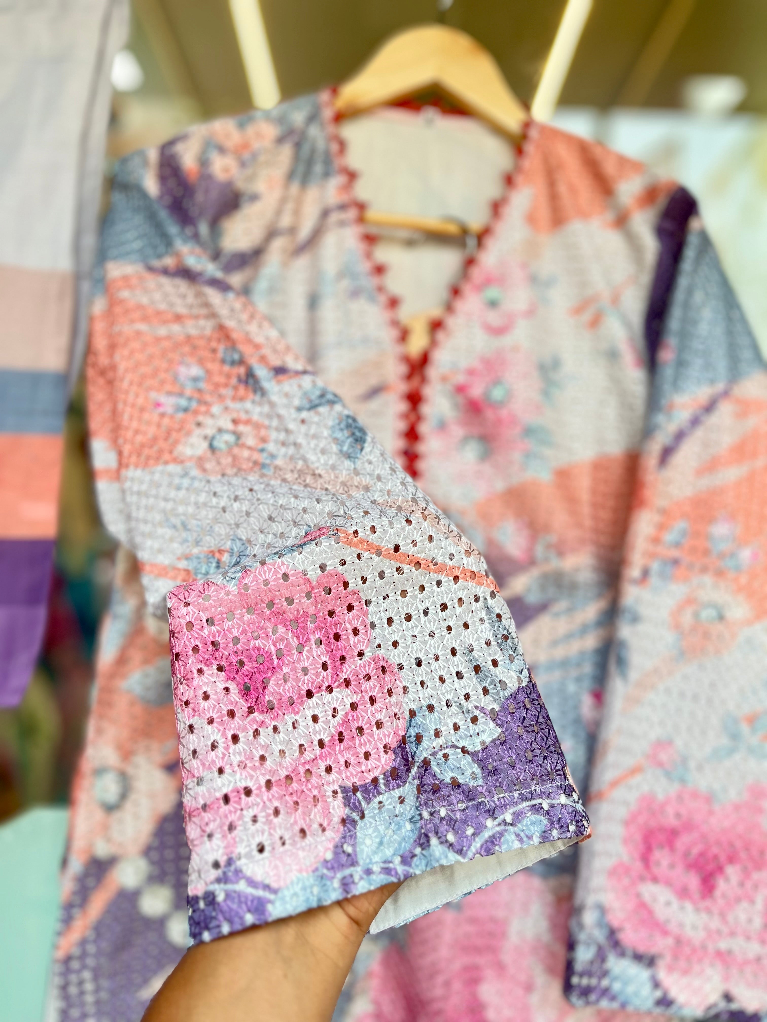 Camelia Vol-3 by Adan's Libas Premium Lawn Co-ords | Design 04