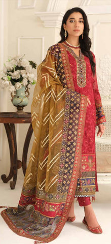 Embroidered Chiffon Design - 20