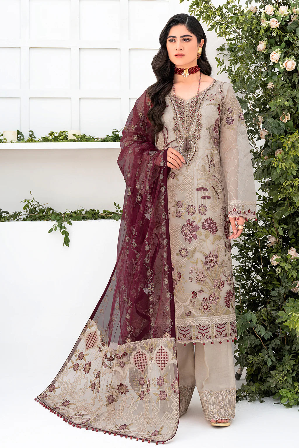 Ramsha Minhal Vol-08 | M-806 | Unstitched