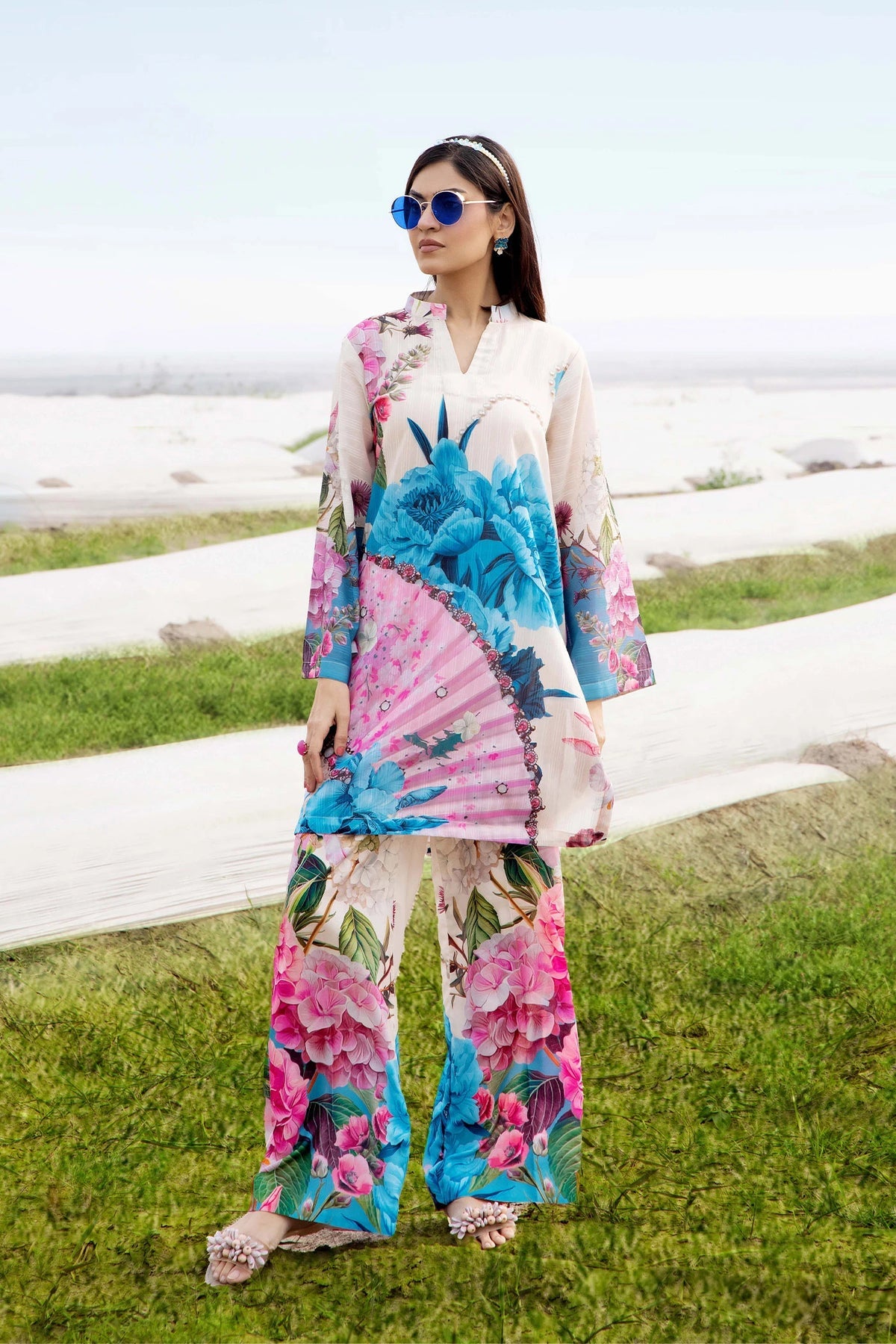 Camelia Vol-2 by Adan's Libas Premium Lawn Co-ords | Design 04