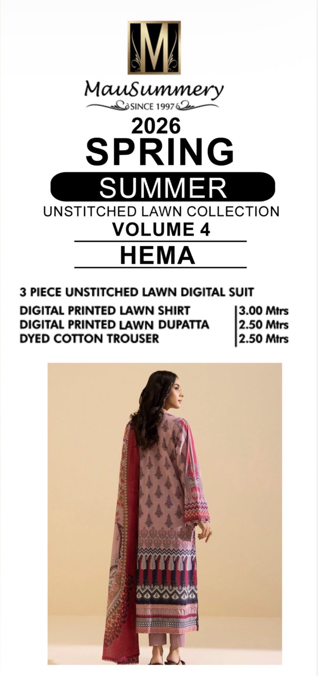 Mausummery Lawn Unstitched Collection 21