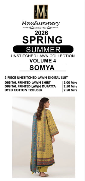 Mausummery Lawn Unstitched Collection 15