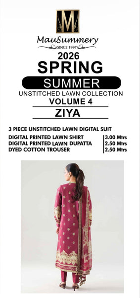 Mausummery Lawn Unstitched Collection 24