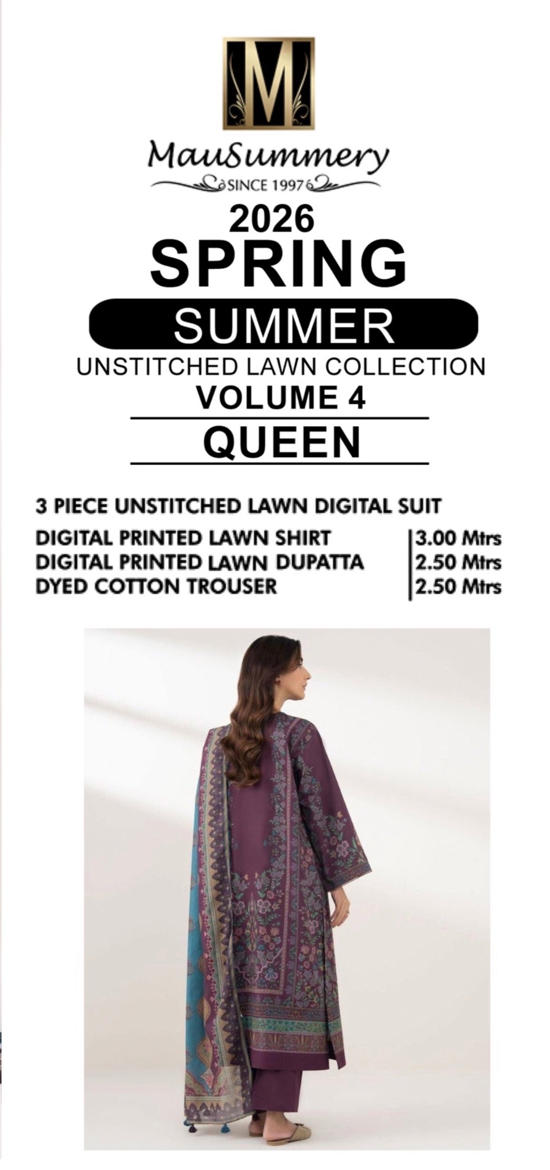 Mausummery Lawn Unstitched Collection 15