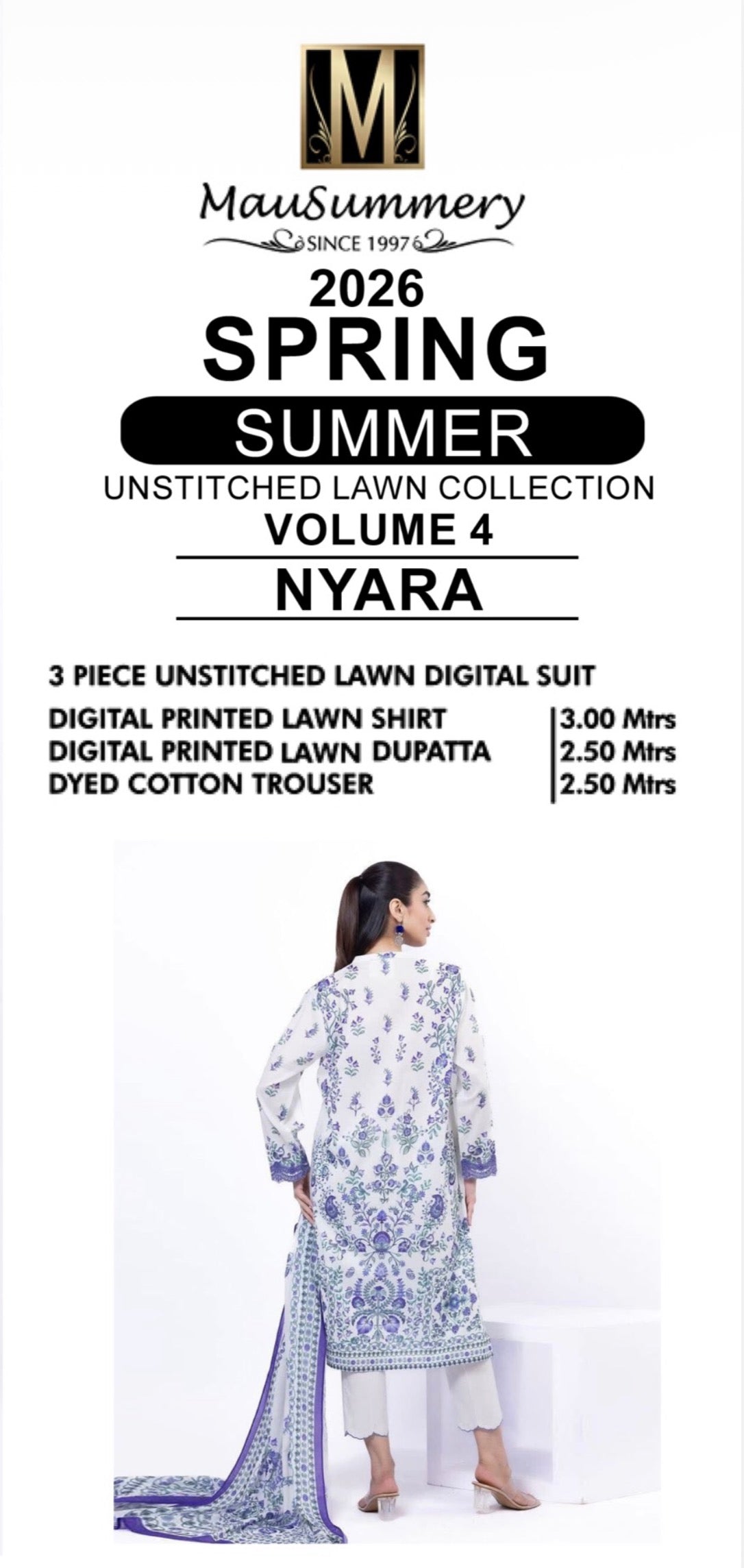 Mausummery Lawn Unstitched Collection 20