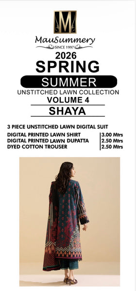 Mausummery Lawn Unstitched Collection 23