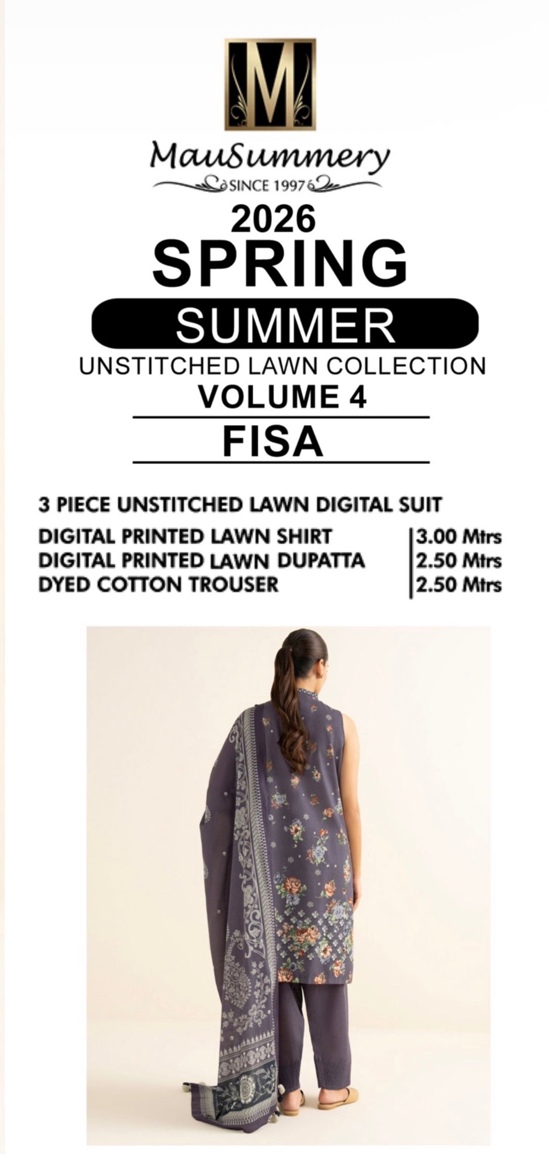 Mausummery Lawn Unstitched Collection 19