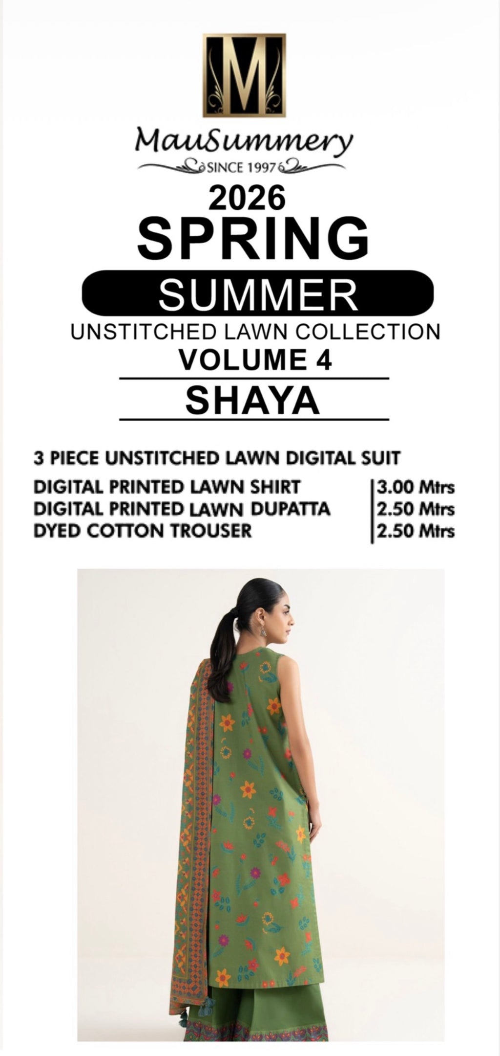 Mausummery Lawn Unstitched Collection 22